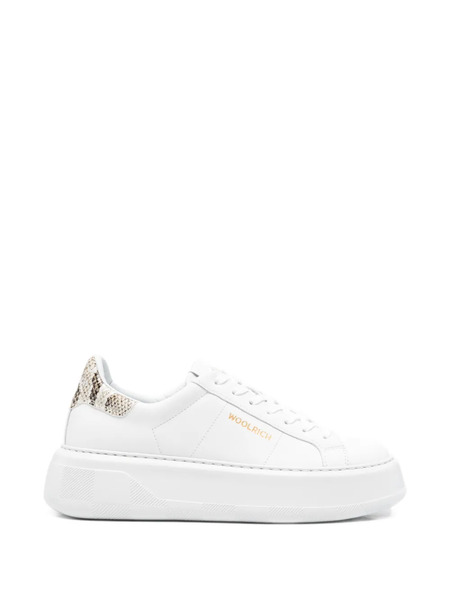  Woolrich Baskets à Plateforme - Blanc 