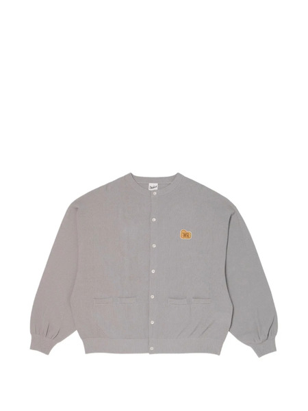  Woolrich Cardigan à Patch Logo - Gris 