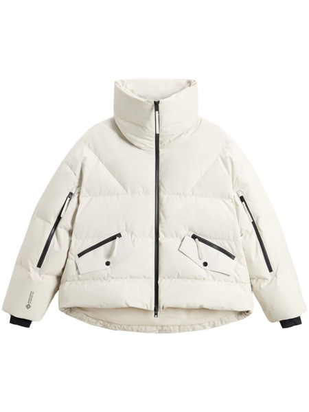  Woolrich Doudoune à Coupe Oversize - Blanc 