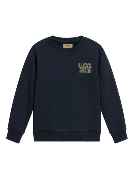  Woolrich Kids Sweat Basic - Bleu 