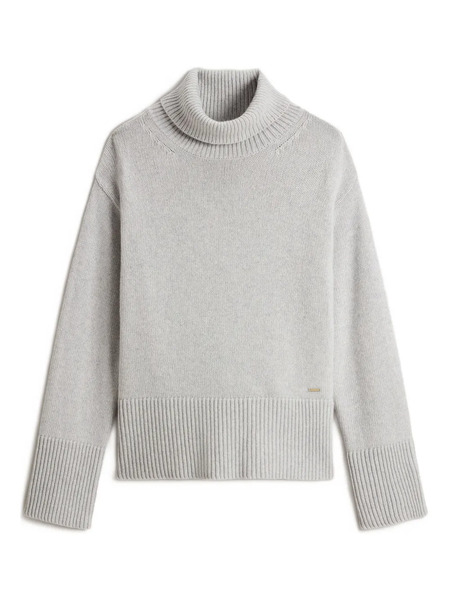  Woolrich Pull à Col Roulé - Gris 