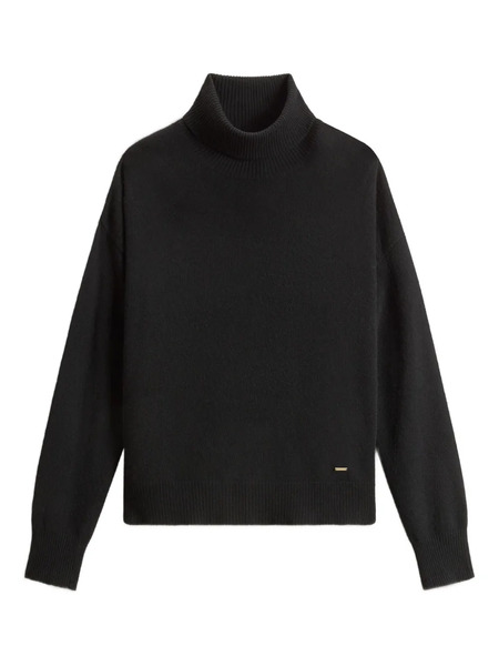  Woolrich Pull à Col Roulé - Noir 