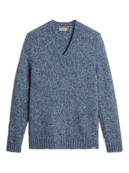  Woolrich Pull à Col V - Bleu 