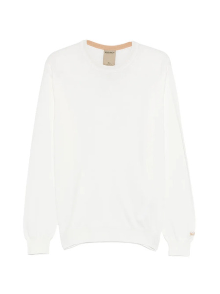  Woolrich Pull à Encolure Ronde - Blanc 