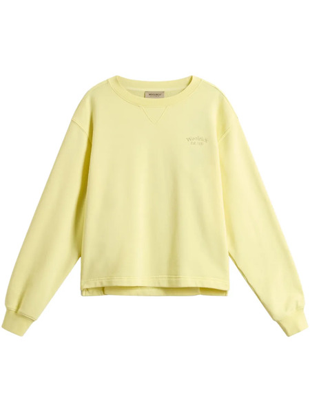 Woolrich Pull En Coton - Jaune 
