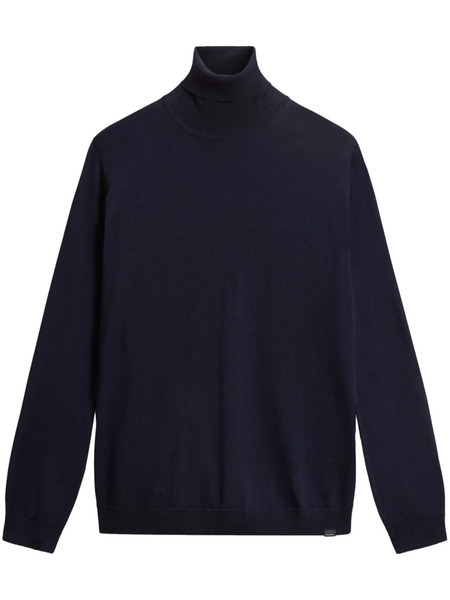  Woolrich Pull En Maille à Col Roulé - Bleu 