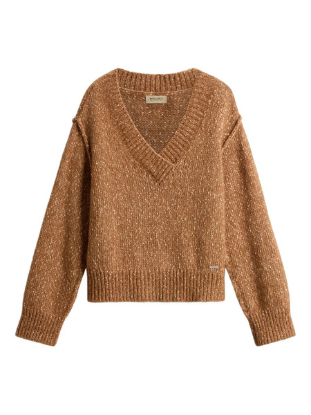  Woolrich Pull Mouline - Marron 