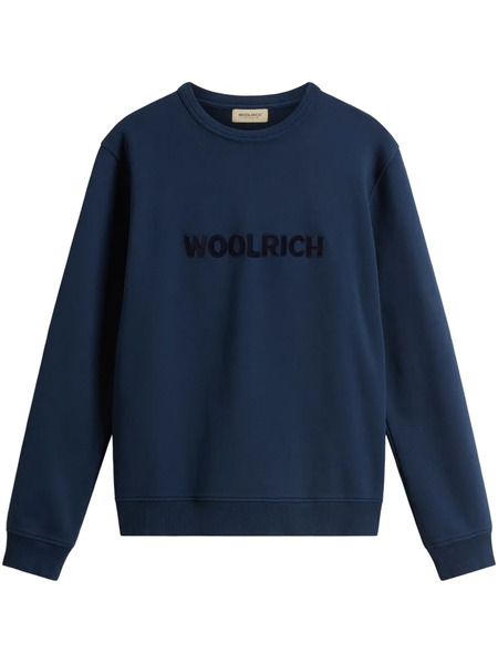 Woolrich Sweat à Patch Logo - Bleu 