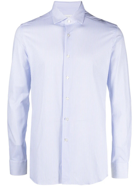  Xacus Chemise à Rayures Verticales - Blanc 
