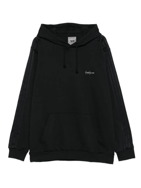 Y-3 Hoodie à Détails Rayés - Noir 