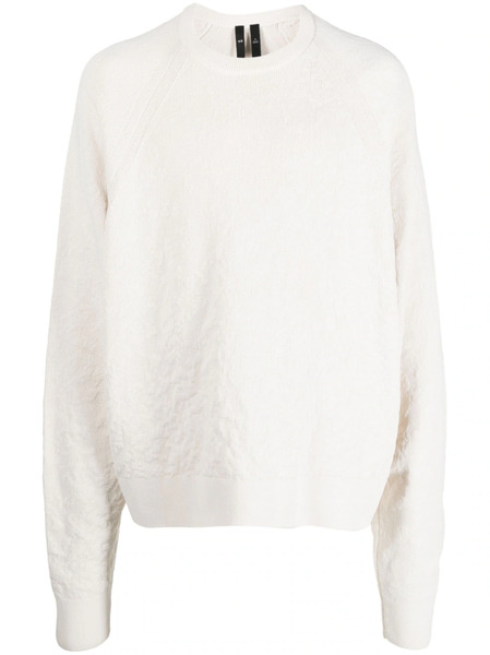  Y-3 Pull à Manches Oversize - Blanc 