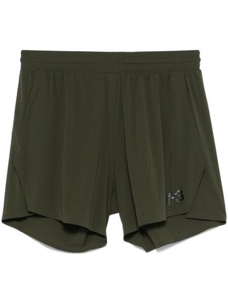  Y-3 Short à Design Perforé - Vert 