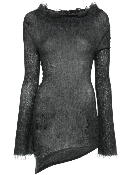  Yehuafan Pull En Maille Fine - Gris 