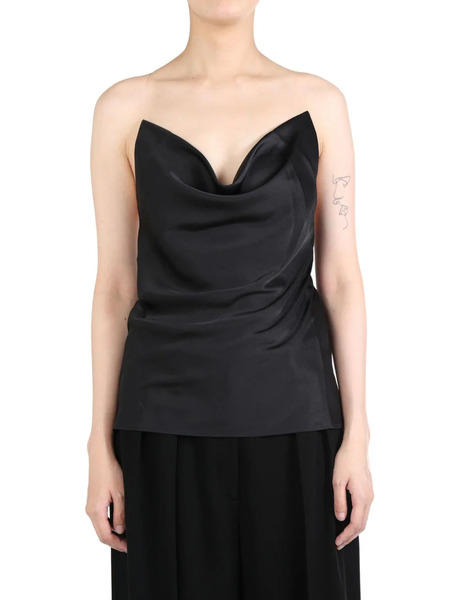  Y/project Evergreen Invisible Strap Top - Noir 