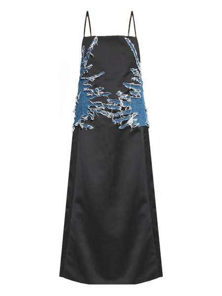  Y/project Robe En Satin - Bleu 