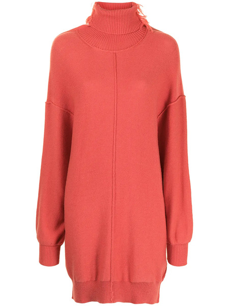  Y's Pull Oversize à Col Roulé - Orange 