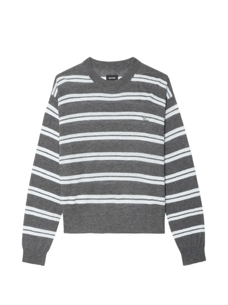  Zadig&voltaire Pull à Rayures - Gris 