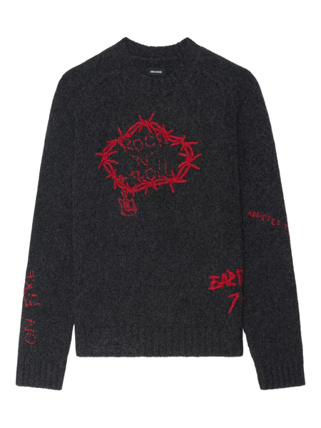  Zadig&voltaire Pull Jordan - Gris 