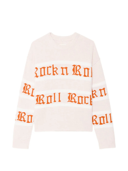  Zadig&voltaire Pull Markuz à Rayures - Rose 