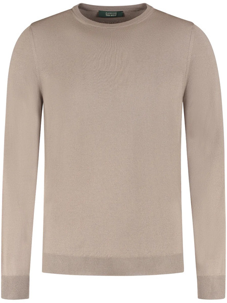  Zanone Pull En Maille Fine - Tons Neutres 