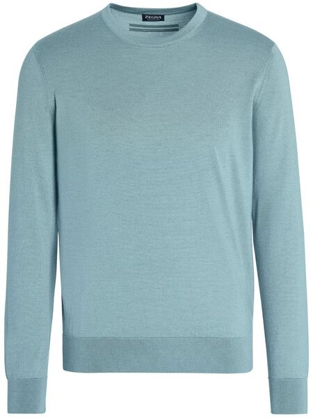  Zegna Pull Cashseta En Maille - Vert 