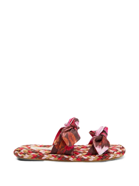  Zimmermann Carousel Flat Sandals - Rose 