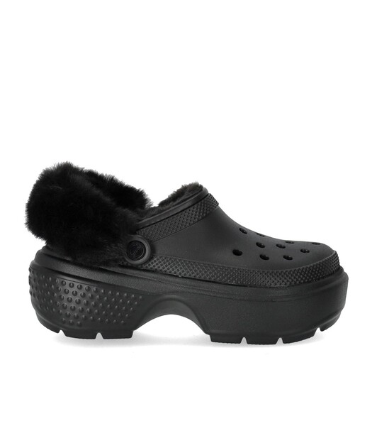  Crocs Clog Stomp Lined Noire Crocs 
