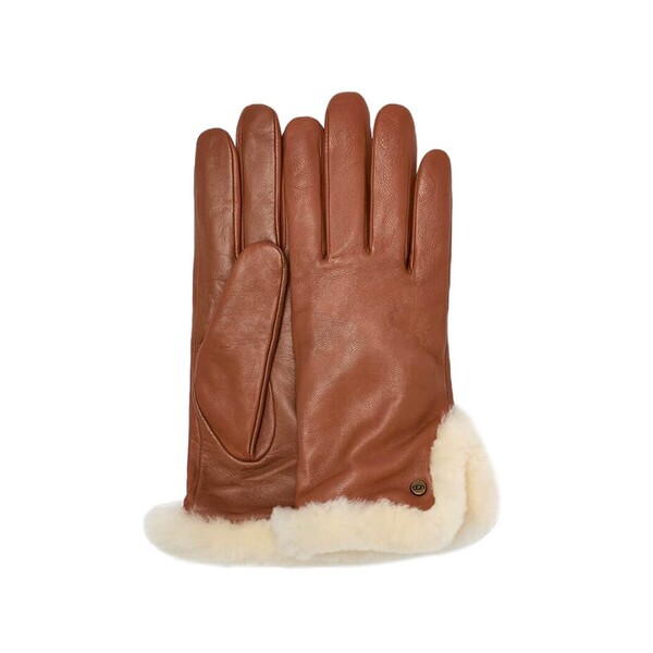  Ugg Gants Leather Sheepskin Chestnut Ugg 