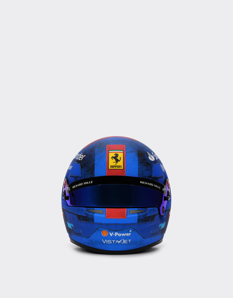  Ferrari Carlos Sainz Miami 2024 Special Edition Mini Helmet In 1:2 Scale -  Casques Bleu écossais Os 