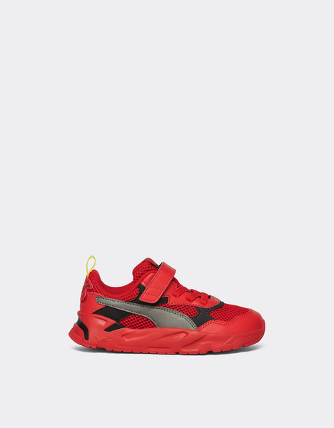  Ferrari Chaussures Puma Pour Scuderia Ferrari Trinity Petit Garçon Et Petite Fille -  Chaussures Puma Rosso Corsa 11c 