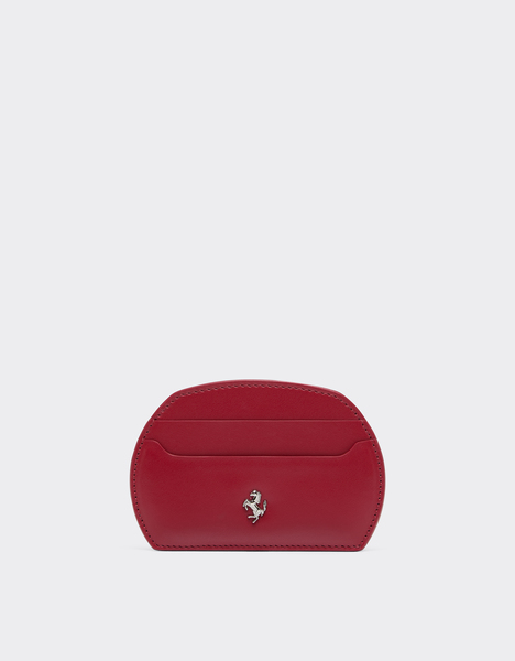  Ferrari La Ferrari Dino Porte-cartes En Cuir - Female Portefeuilles Et Petite Maroquinerie Maison Red Os 