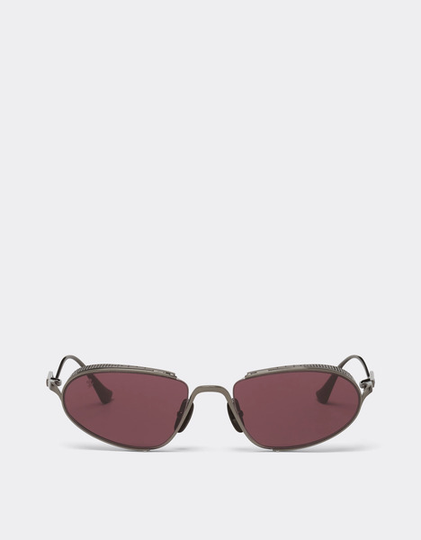  Ferrari Lunettes De Soleil Ferrari En Titane Gunmetal Avec Verres Contrast Pro™ Exclusifs. -  Ferrari Collection Ingrid Os 