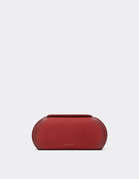  Ferrari Portefeuille Ferrari Dino En Nubuck Dégradé Avec Bandoulière - Female Mini Sacs Maison Red Os 