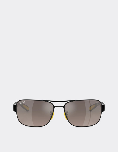  Ferrari Ray-ban For Scuderia Ferrari Rb3763m Métal Et Plastique Noir Avec Verres Polarisants Grisés -  Lunettes De Soleil Noir Os 