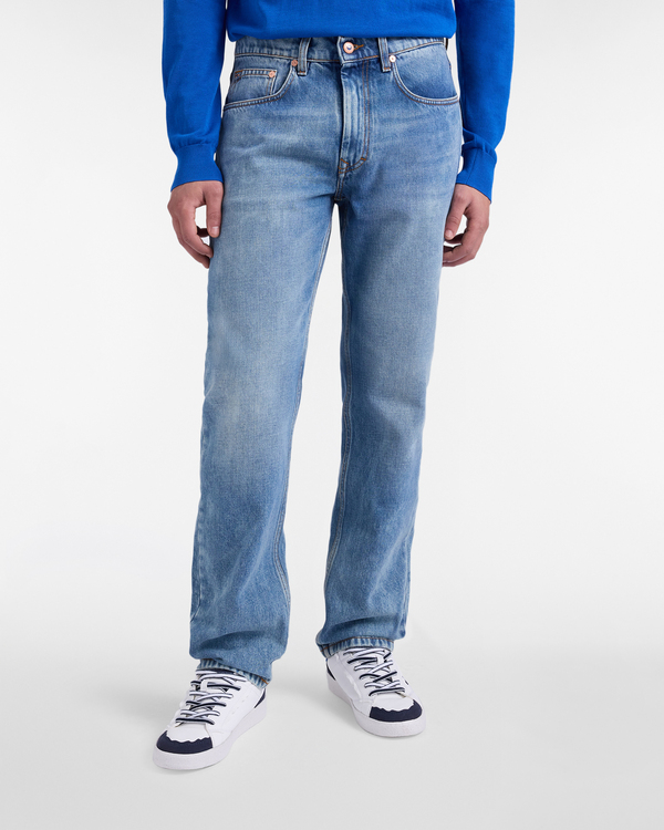  Harmont&blaine Harmont&blaine - Pantalon En Denim Pour Homme, Cinq Poches, Coupe Classique, Homme, Bleu Denim, Taille: 32 