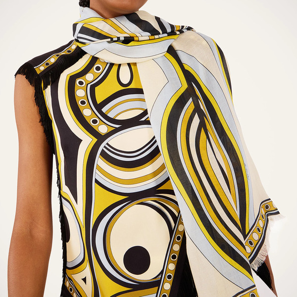  La Doublej Foulards & Scarves Women - Scarf (70x180) Sanctuary Placée Ivory One Size 85% Modal 15% Silk 