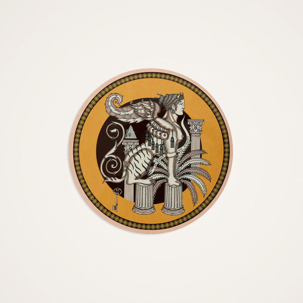  La Doublej Placemats & Runners Women - Disk Placemat The Sphynx One Size 83% Wood Fiber 12% Cork 5% Polyester 