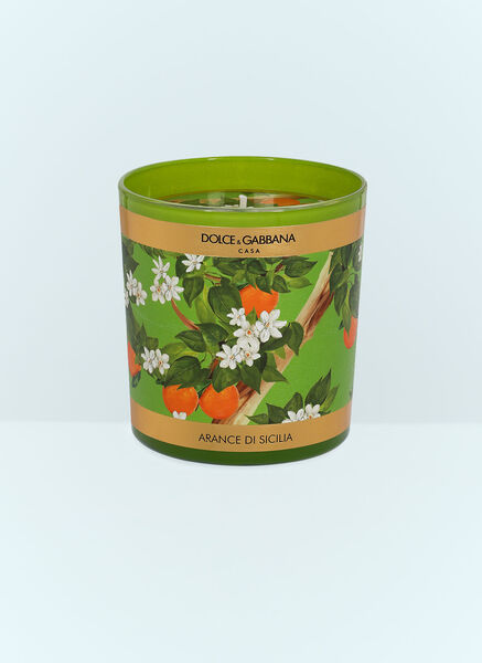  Dolce & Gabbana Casa Dolce & Gabbana Casa Sicilian Orange Scented Candle -  Bougies Et Parfums D'intérieur Green One Size 