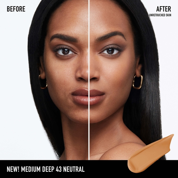  Bareminerals Barepro Fond De Teint Liquide Confort Mat 24 H Minéral Spf 20 [30 Ml] (différentes Teintes) - Med. Deep 43 Neutral 