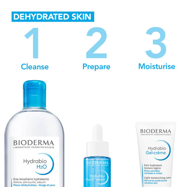  Bioderma Hydrabio Hyalu+ Sérum Repulpant Auto-réhydratant Avec De L'acide Hyaluronique Pour Peaux Déshydratées 30 ml 