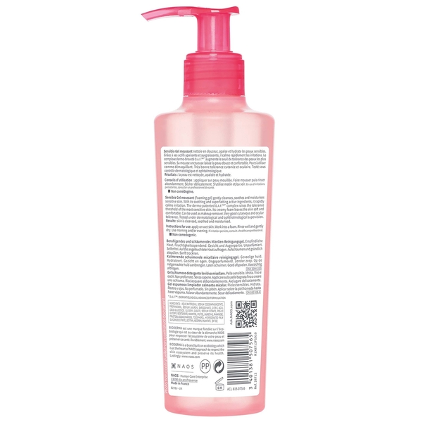  Bioderma Sensibio Gel Moussant 500 ml 