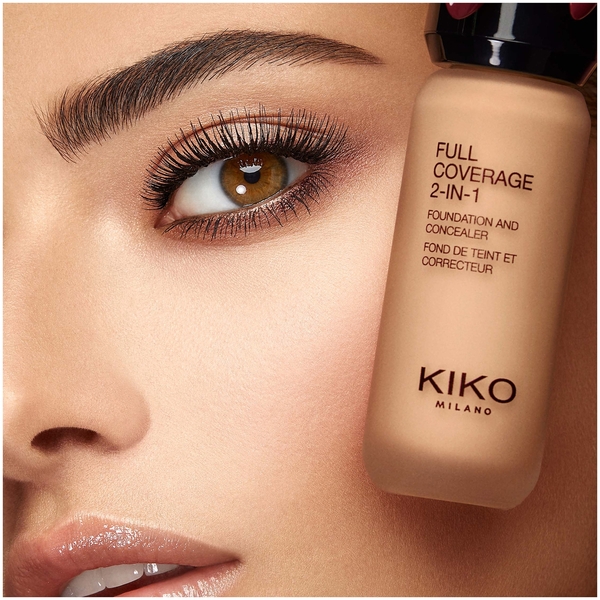  Kiko Milano Full Coverage 2-en-1 Fond De Teint Et Correcteur 25 ml (nuances Variées) - 60 Warm Beige 