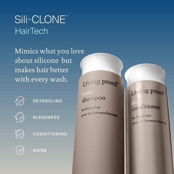  Living Proof No Frizz Shampoo And Conditioner Travel Size Bundle For Frizz Control, Smoothness And Shine 