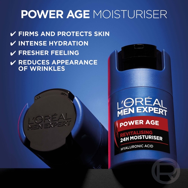  L'oréal Paris Men Expert Power Age Hydratant à L'acide Hyaluronique 50 ml 