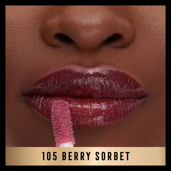  Max Factor 2000 Calorie Lip Glaze Gloss Teinté Ultra Brillant 4,4 ml (différentes Teintes Disponibles) - 105 Berry Sorbet 