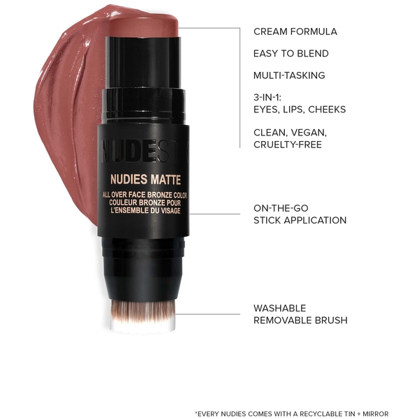  Nudestix Nudies Matte Couleur Bronze Pour L'ensemble Du Visage (différentes Teintes Disponibles) - Sunkissed Cool 