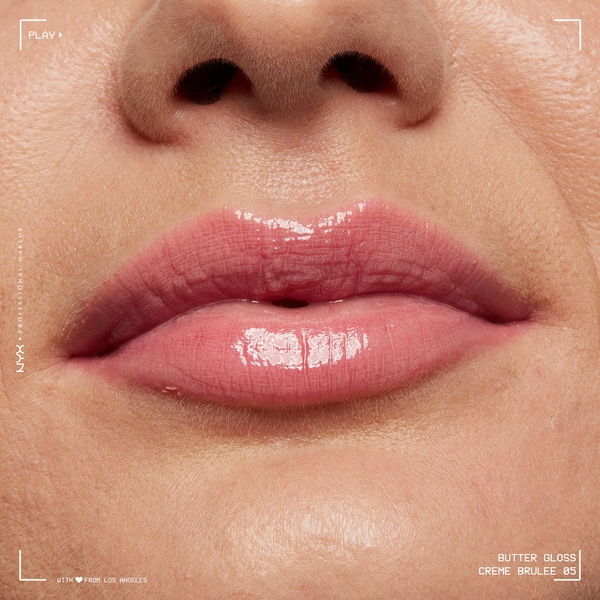  Nyx Professional Makeup Butter Gloss Brillant à Lèvres (différentes Teintes Disponibles) - Creme Brulee 