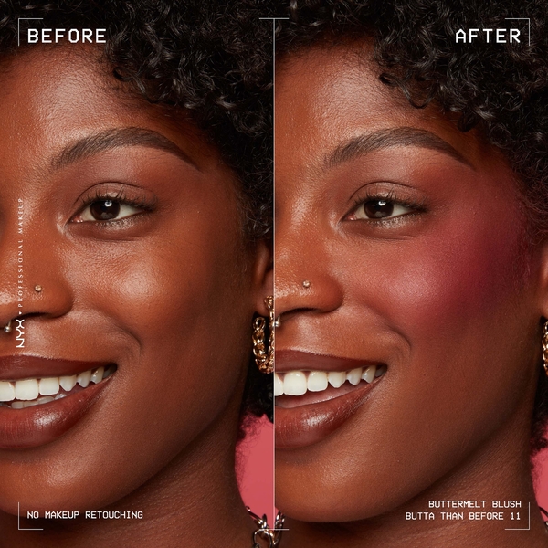  Nyx Professional Makeup Buttermelt Fard à Joues Tenue Jusqu’à 12 H, Anti-décoloration Et Anti-transfert (différentes Teintes) - Butta Than Before 