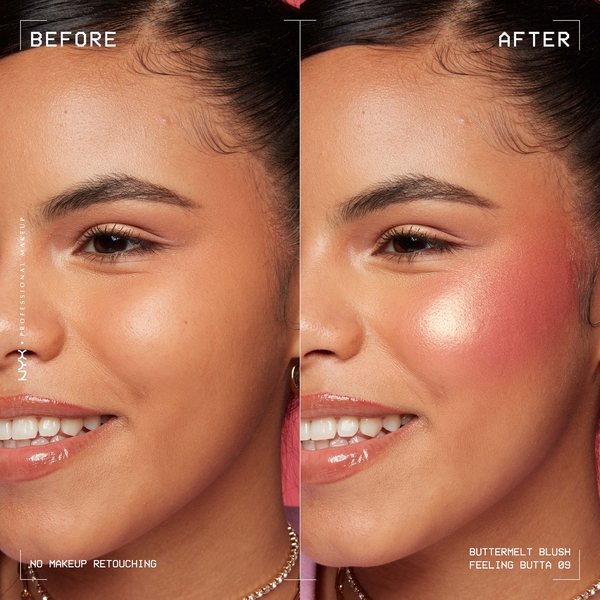  Nyx Professional Makeup Buttermelt Fard à Joues Tenue Jusqu’à 12 H, Anti-décoloration Et Anti-transfert (différentes Teintes) - Felling Butta 