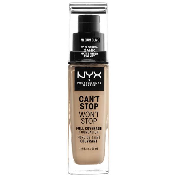  Fond De Teint 24 heures Can't Stop Won't Stop Nyx Professional Makeup (différentes Teintes Disponibles) - Medium Olive 